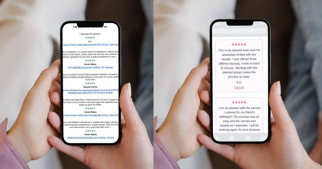 How to customize featured testimonial feed for Klaviyo